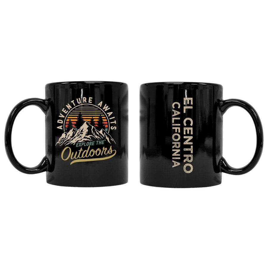 El Centro California Souvenir Adventure Awaits 8 oz Coffee Mug 2-Pack Image 1