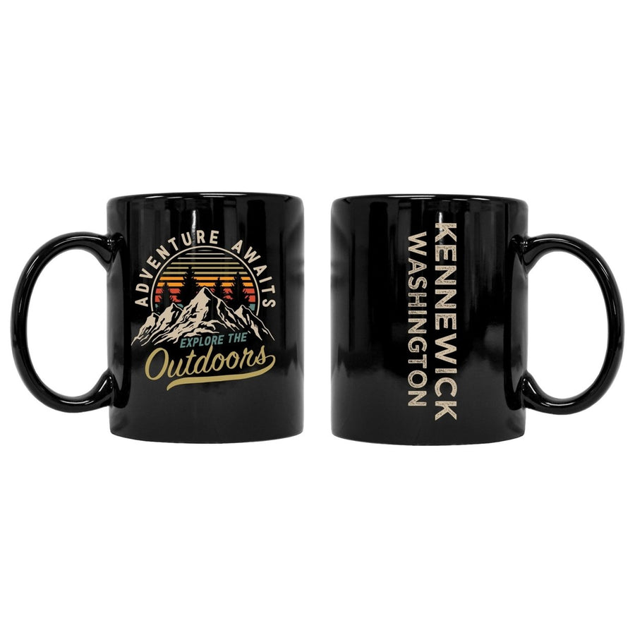 Kennewick Washington Souvenir Adventure Awaits 8 oz Coffee Mug 2-Pack Image 1