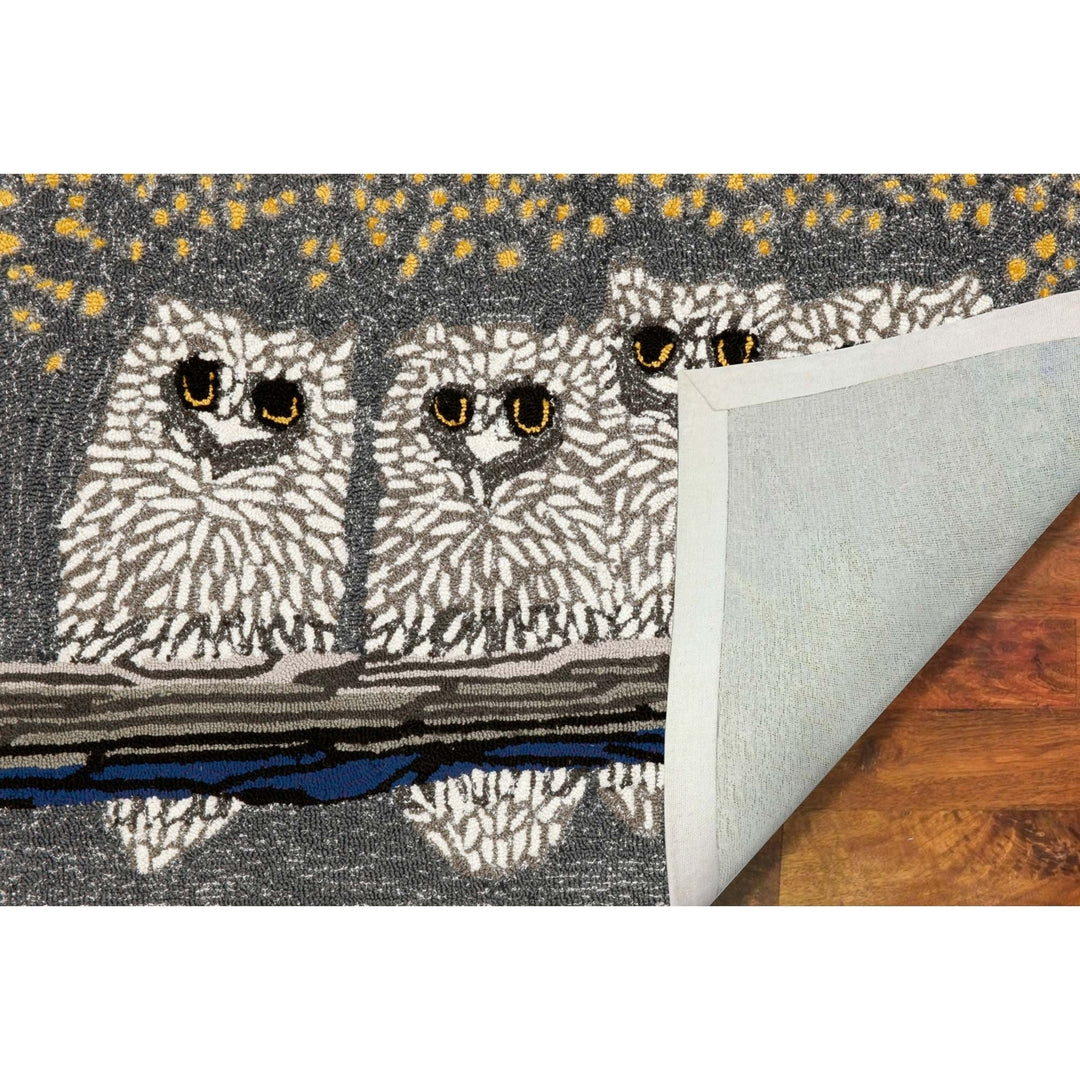 Liora Manne Area Rug Owls Indoor Outdoor 80% Polyester Weather Resistant 5x8 Image 7