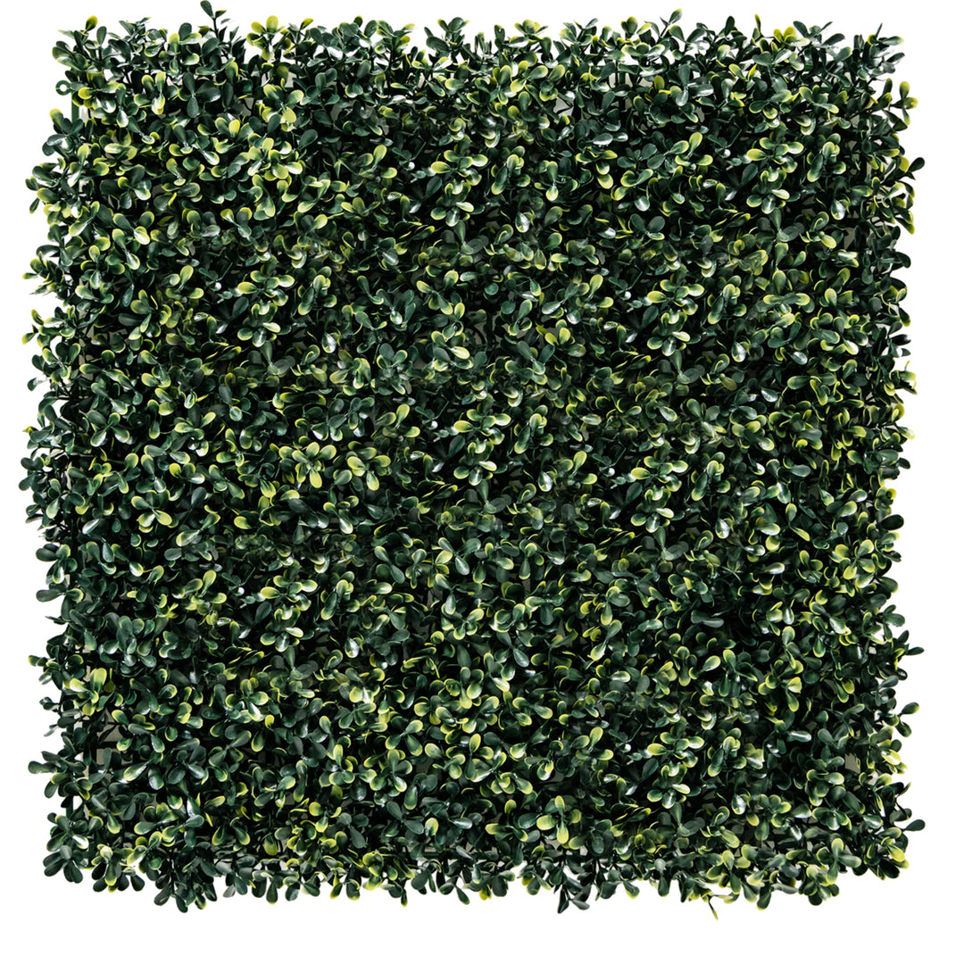 12Pcs Artificial Peanut Leaf Hedges Panels 20 x 20 Fence Wall Plant Image 10