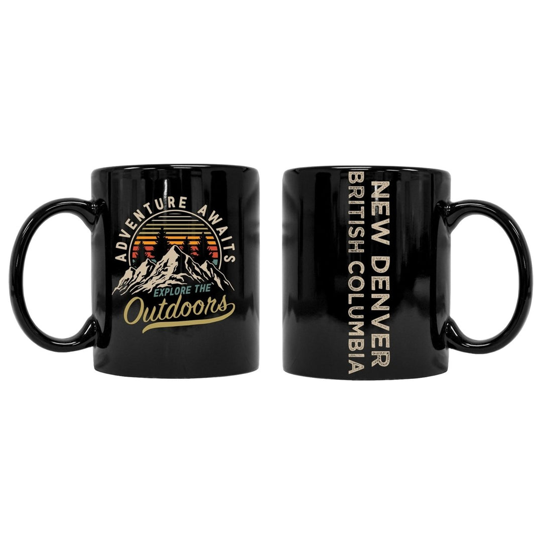 Denver British Columbia Souvenir Adventure Awaits 8 oz Coffee Mug 2-Pack Image 1