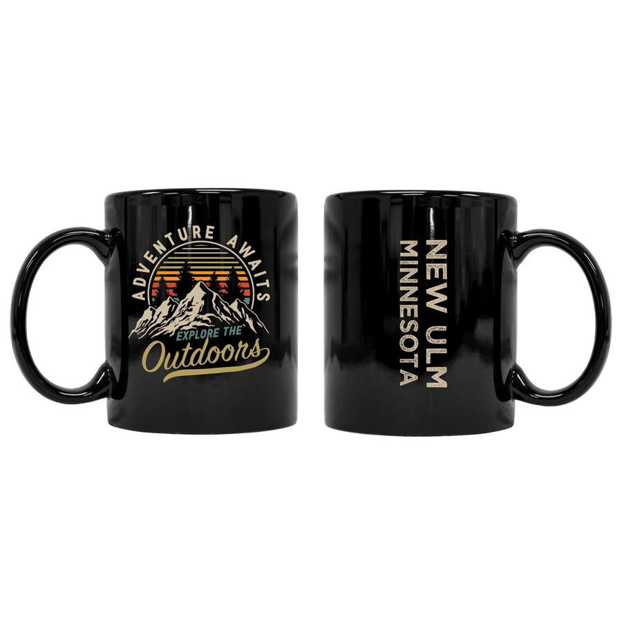 Ulm Minnesota Souvenir Adventure Awaits 8 oz Coffee Mug 2-Pack Image 1