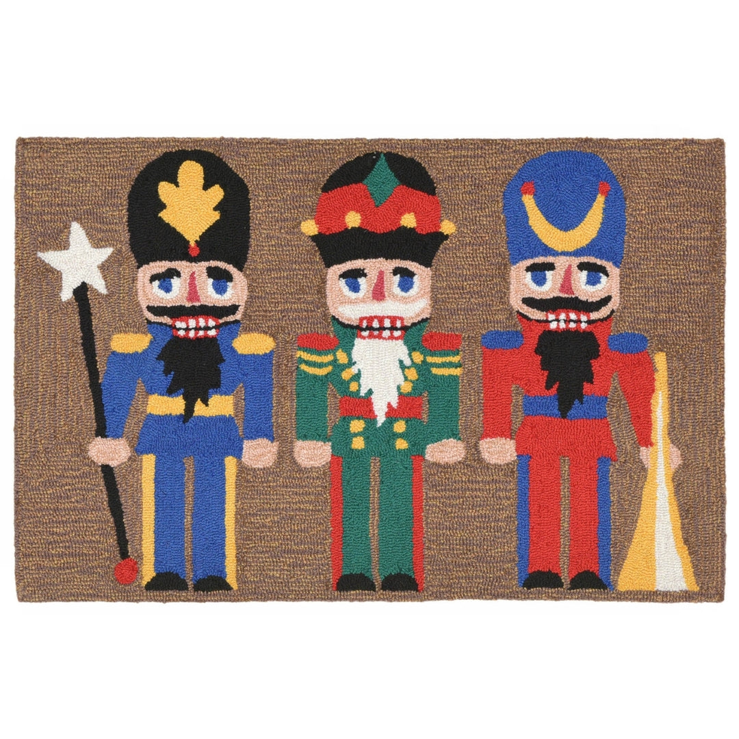 Liora Manne Frontporch Nutcracker Indoor Outdoor Area Rug Multi-Colored Image 2