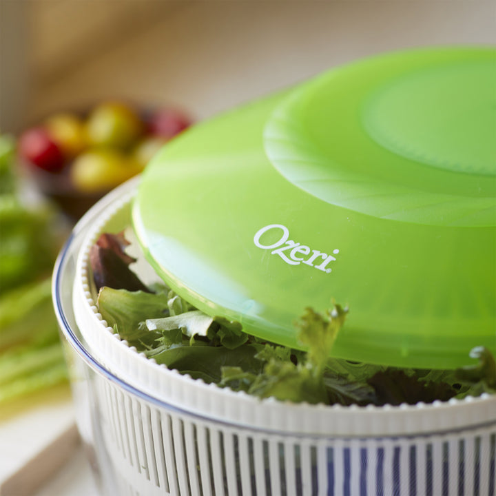 Ozeri Fresca Salad Spinner Bowl BPA-Free Italian Made Large 4.4 qt Colander Image 10