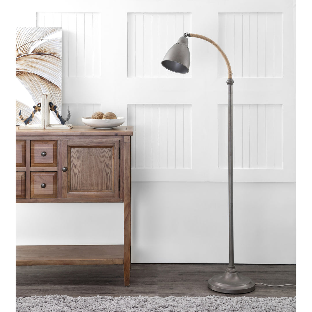 SAFAVIEH Naldo Floor Lamp  Grey Image 1