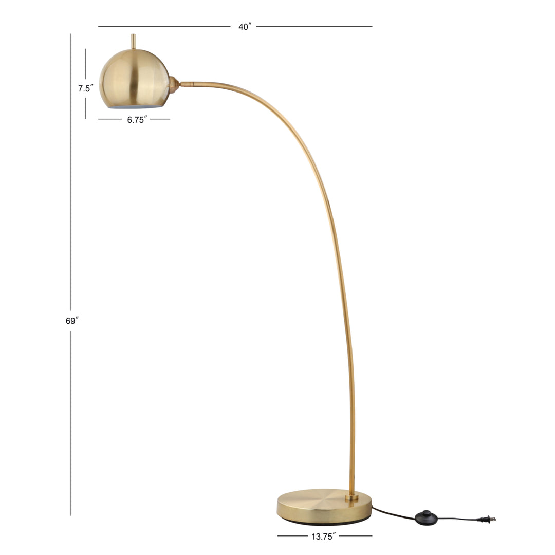 SAFAVIEH Belami Floor Lamp  Gold Image 4