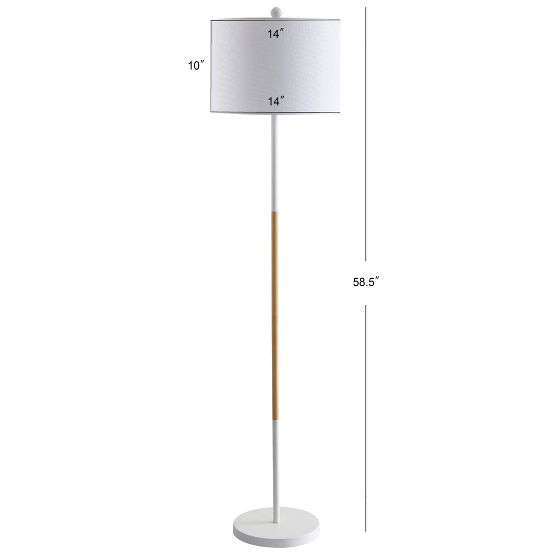 SAFAVIEH Melrose Floor Lamp  White Image 4