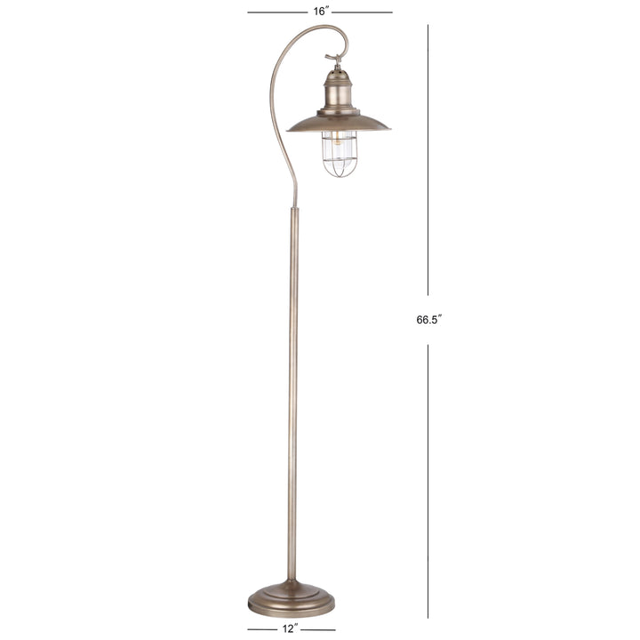 SAFAVIEH Romelo Floor Lamp  Silver Image 3