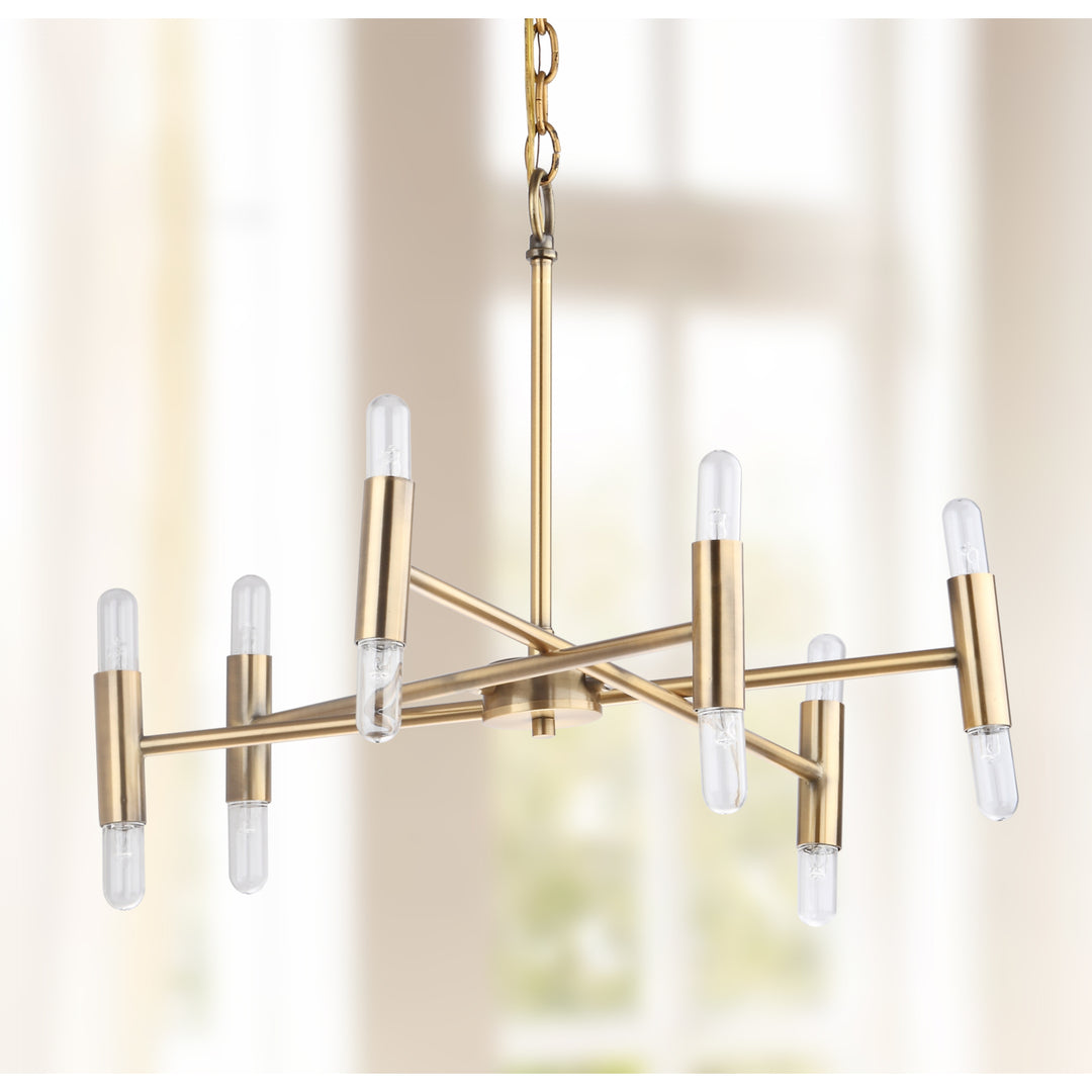 SAFAVIEH Gale 12 Light 22" Chandelier  Gold Image 2