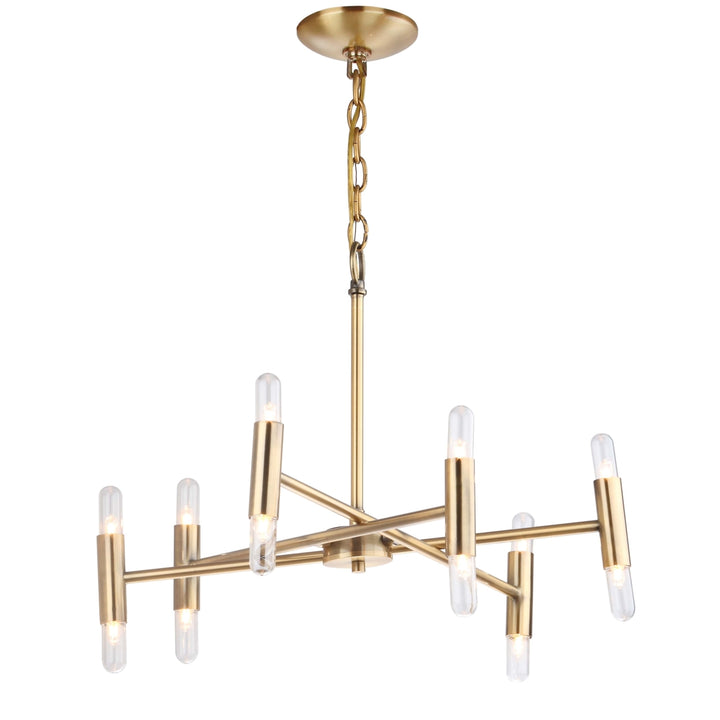 SAFAVIEH Gale 12 Light 22" Chandelier  Gold Image 4