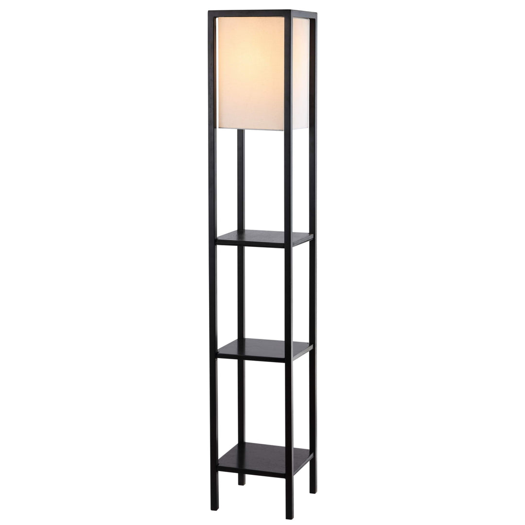 SAFAVIEH Rista Shelf Floor Lamp  Black Image 3