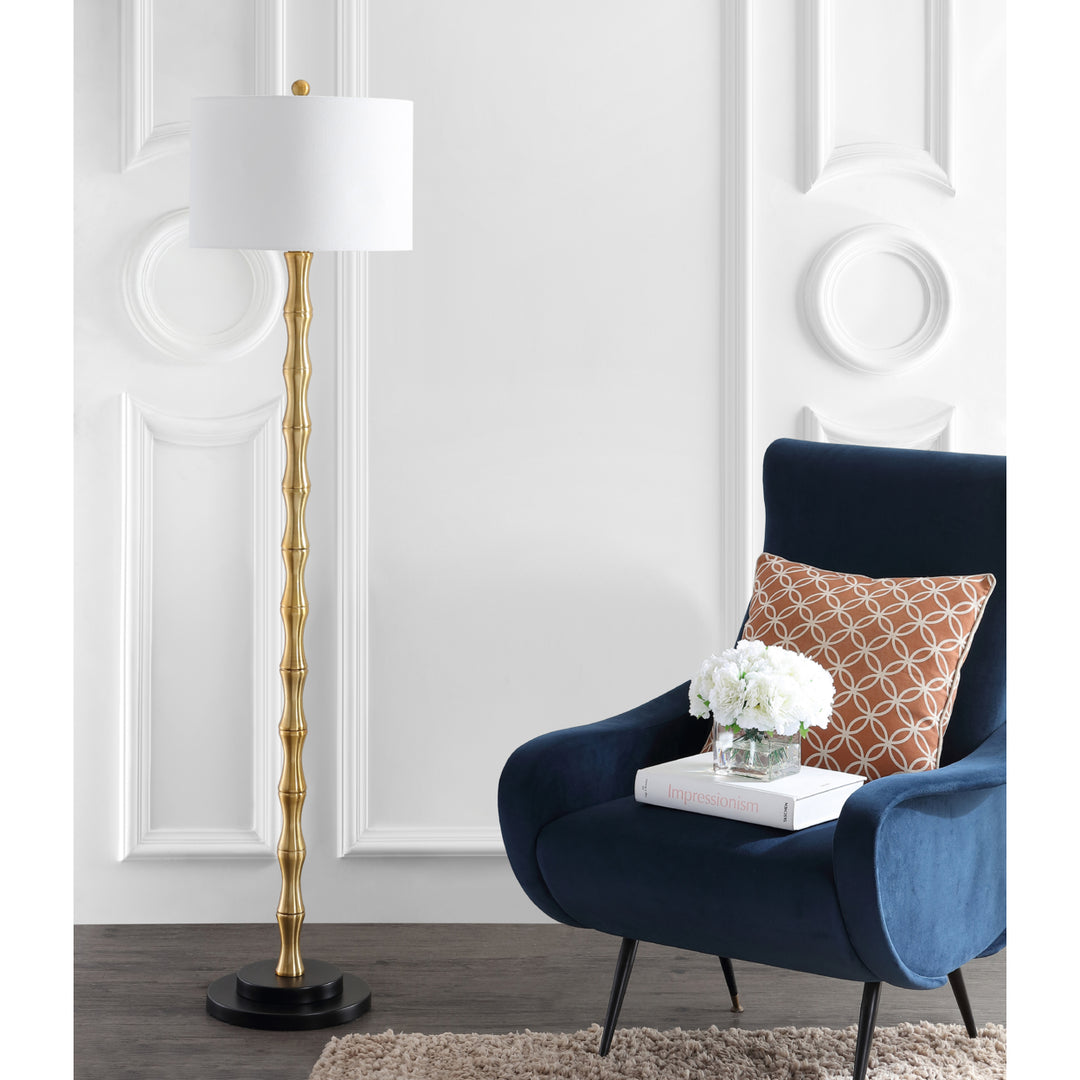 SAFAVIEH Kolten Floor Lamp  Brass Image 1