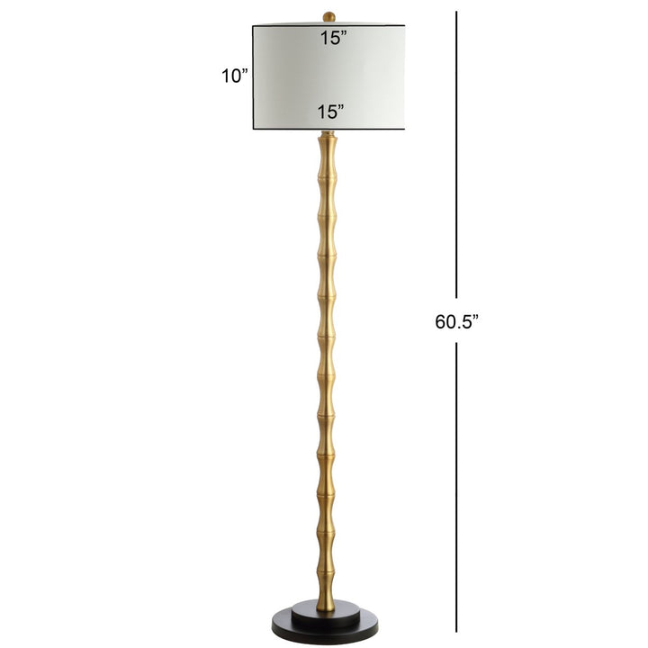 SAFAVIEH Kolten Floor Lamp  Brass Image 4