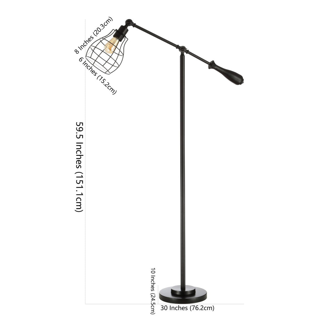 SAFAVIEH Brice Floor Lamp  Black Image 4