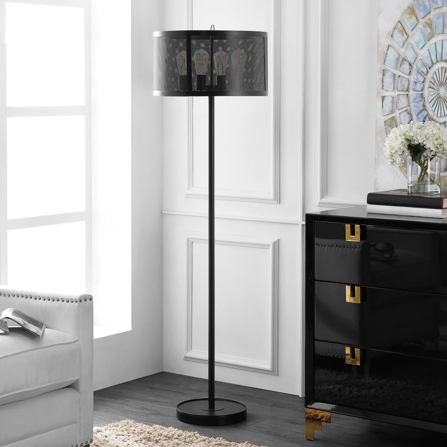 SAFAVIEH Vela Floor Lamp  Black Image 1