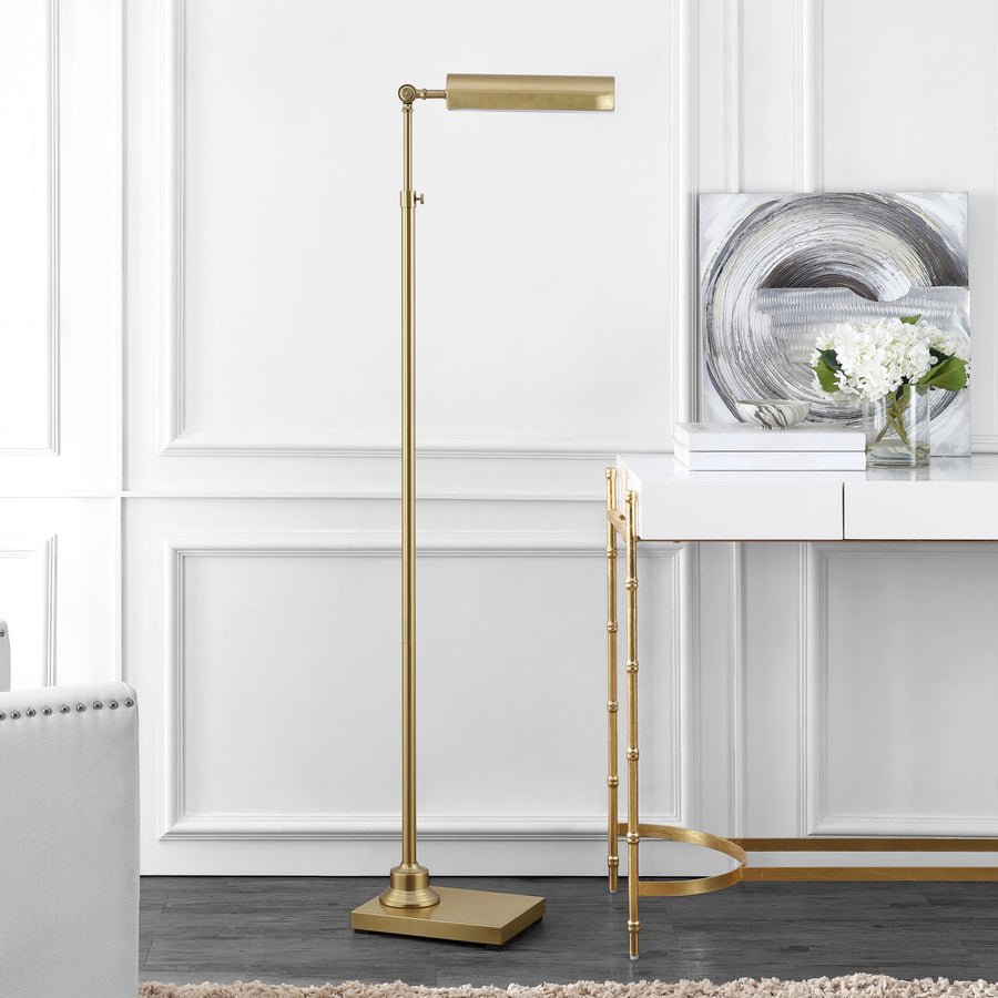 SAFAVIEH Renla Floor Lamp  Brass Image 1