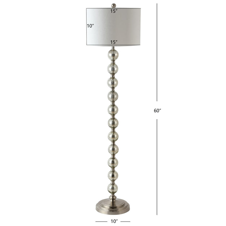 SAFAVIEH Cace Floor Lamp  Nickle Image 4