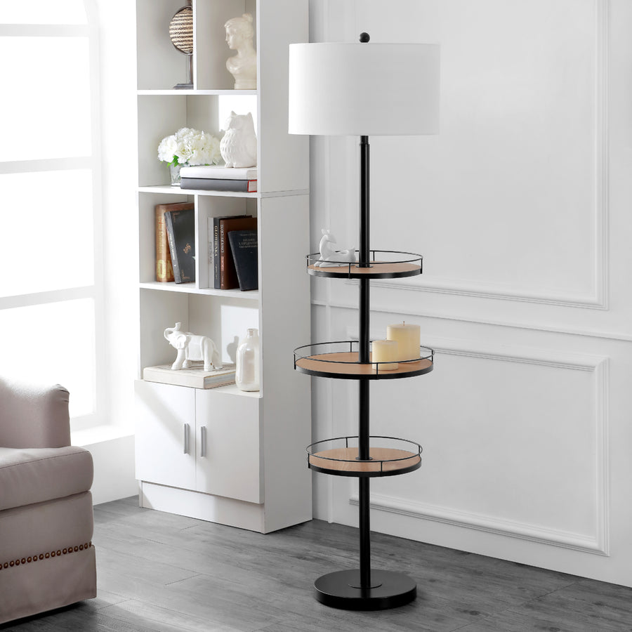 SAFAVIEH Bello Floor Lamp  Black Image 1