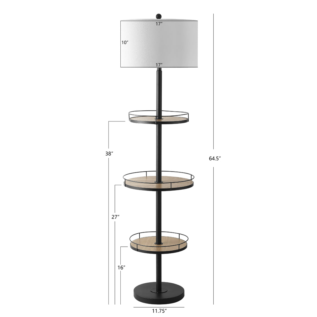 SAFAVIEH Bello Floor Lamp  Black Image 4