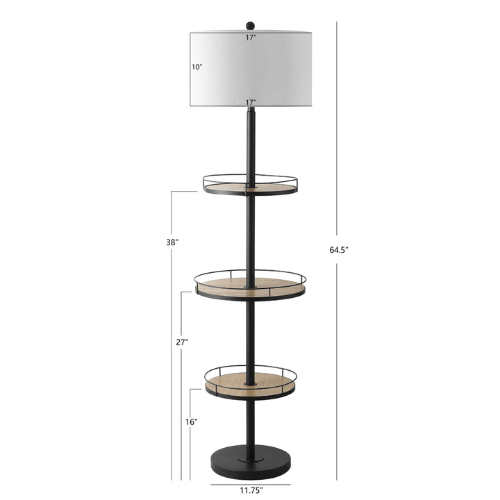 SAFAVIEH Bello Floor Lamp  Black Image 4