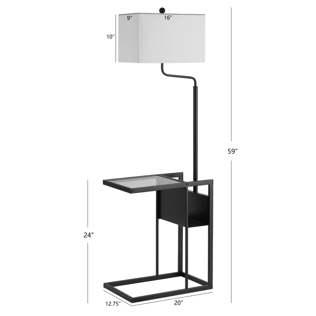 SAFAVIEH Janson Floor Lamp  Black Image 4