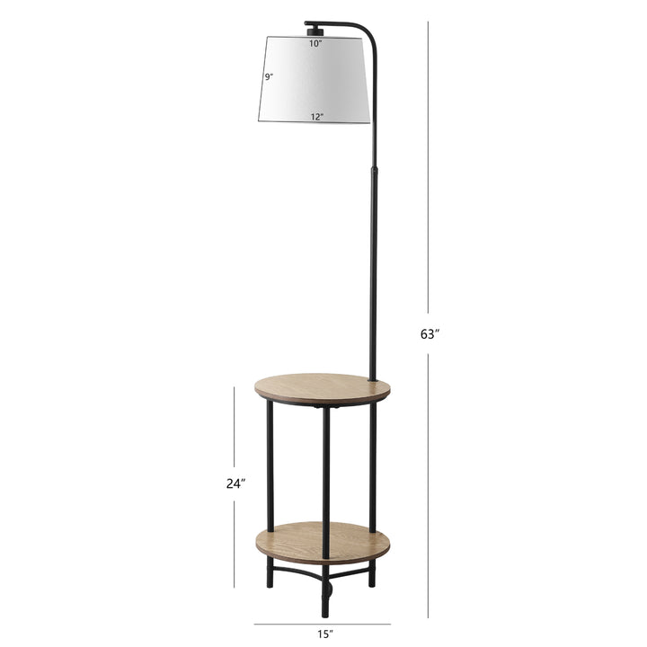 SAFAVIEH Henley Floor Lamp  Black Image 4