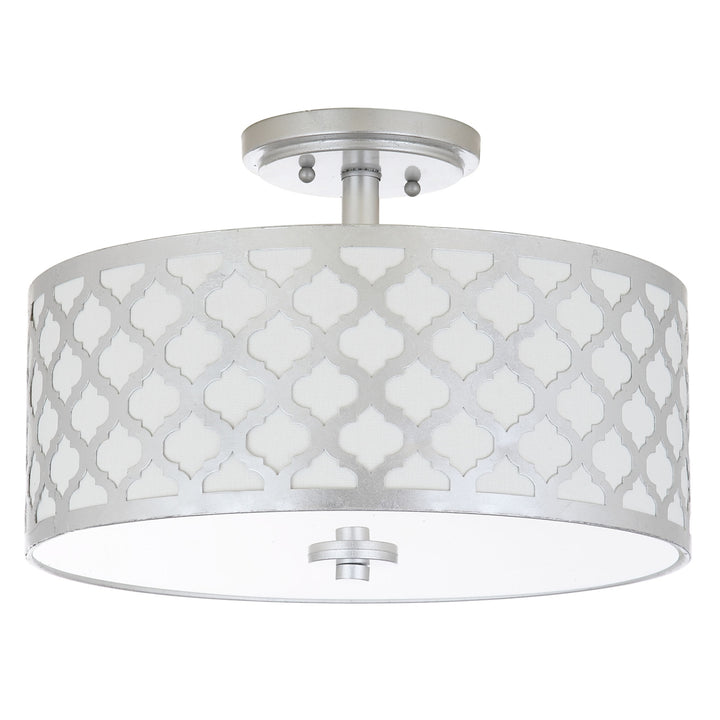 SAFAVIEH Kora Flush Mount Silver Image 3