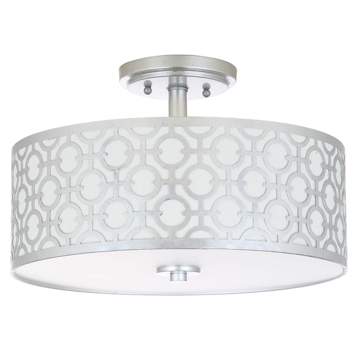 SAFAVIEH Vera Flush Mount Silver Image 3