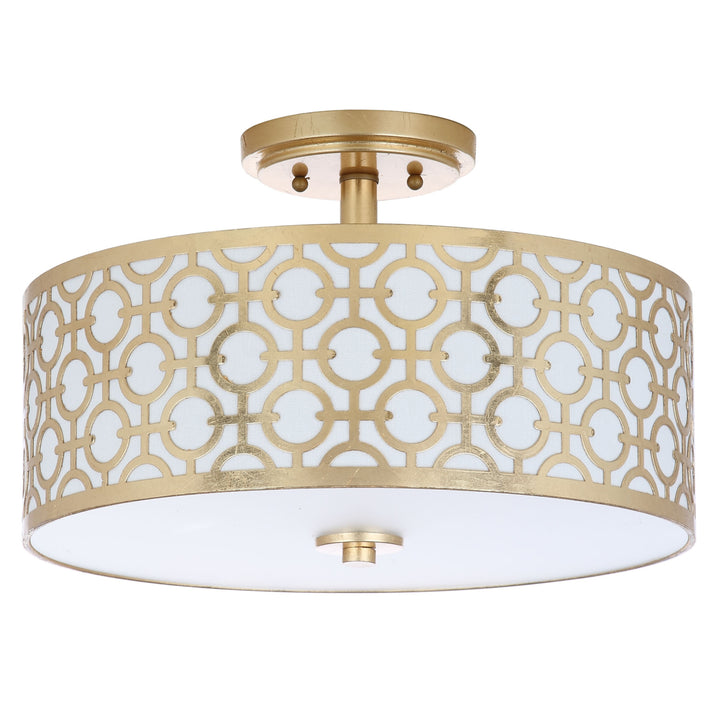 SAFAVIEH Vera Flush Mount Gold Image 3