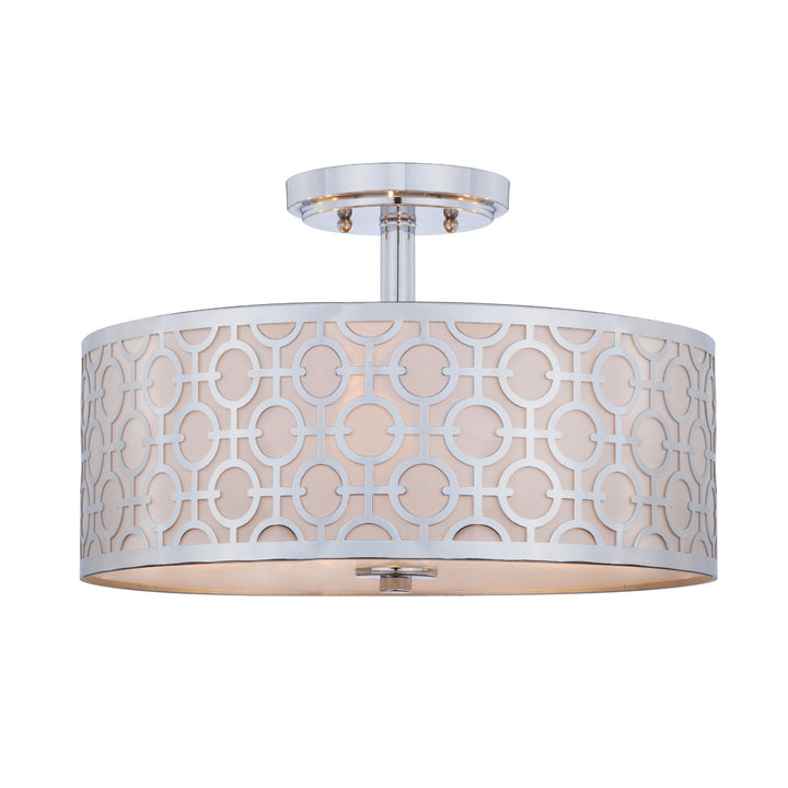 SAFAVIEH Vera Flush Mount Chrome Image 4