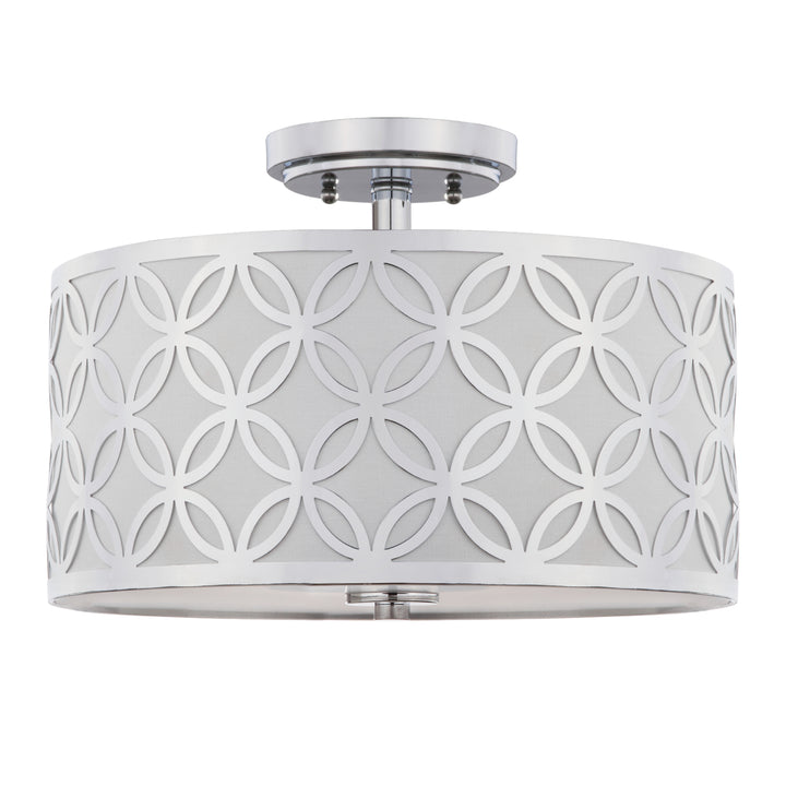 SAFAVIEH Cecily Flush Mount Chrome Image 3