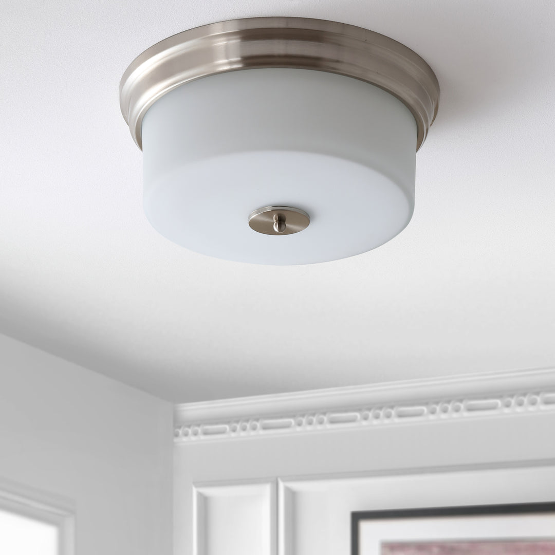 SAFAVIEH Dalen Flush Mount White Image 1