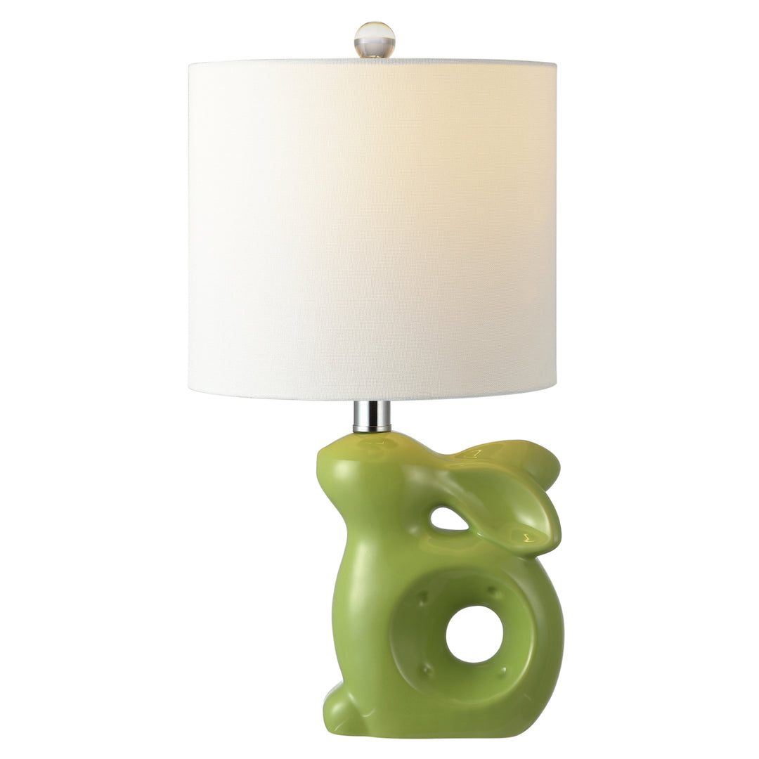 SAFAVIEH Ruby Rabbit Lamp  Green Image 3