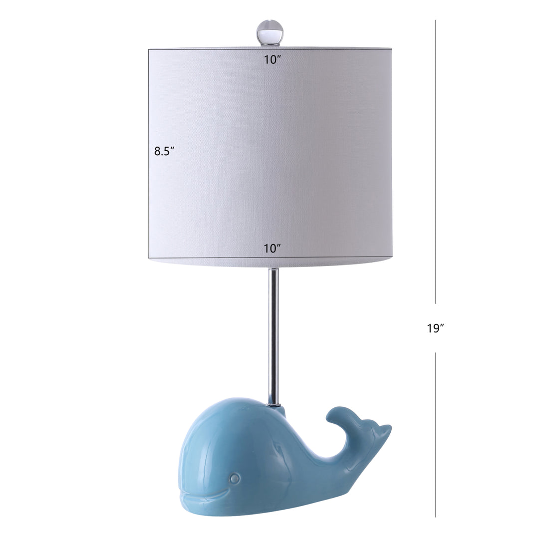 SAFAVIEH Walter Whale Lamp  Blue Image 4