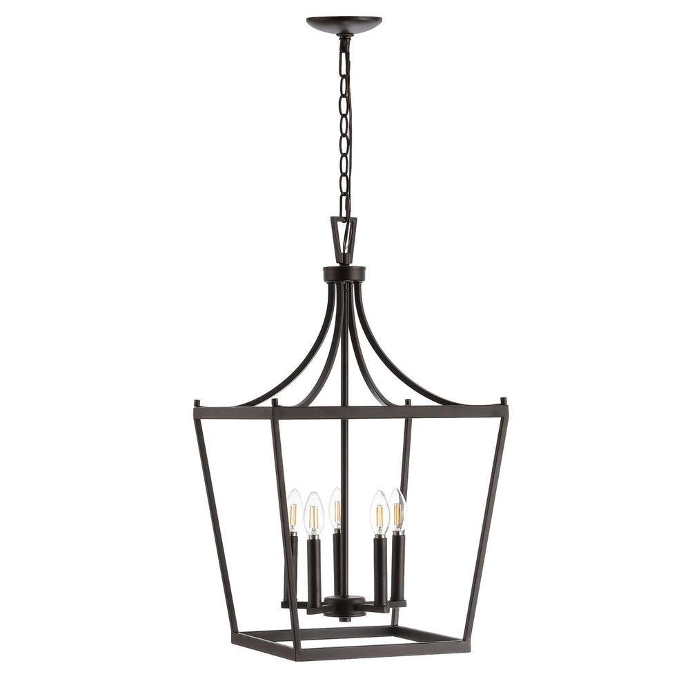 SAFAVIEH Electra 14.5 Inch Pendant  Black Image 2