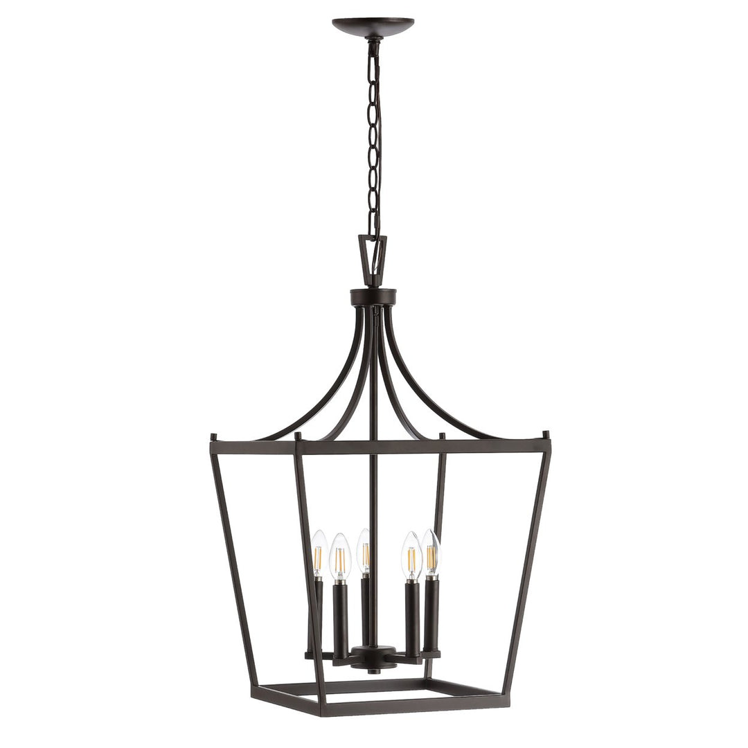 SAFAVIEH Electra 14.5 Inch Pendant  Black Image 2