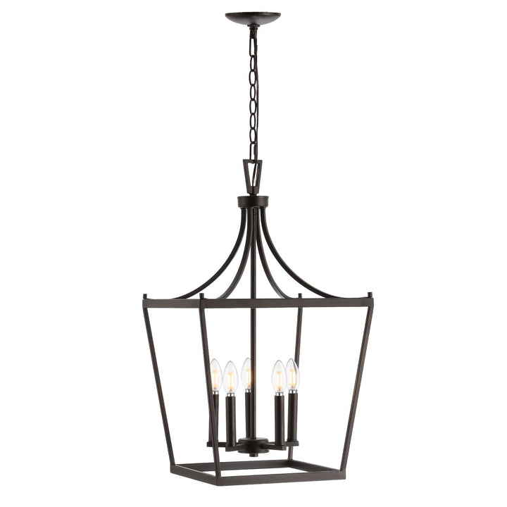 SAFAVIEH Electra 14.5 Inch Pendant  Black Image 3