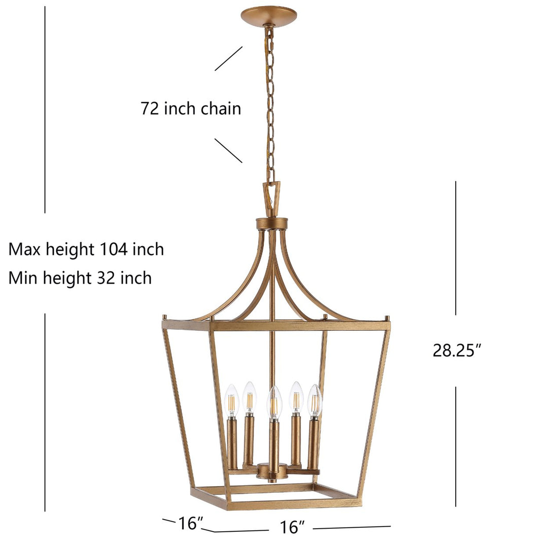 SAFAVIEH Rove 6.25 Inch Pendant  White Image 4