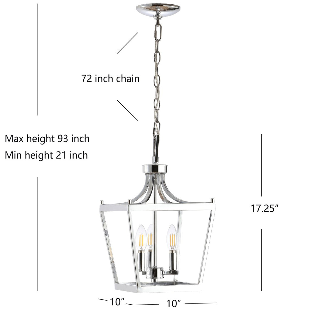 SAFAVIEH Cila 10 Inch Pendant  White / Natural Image 4