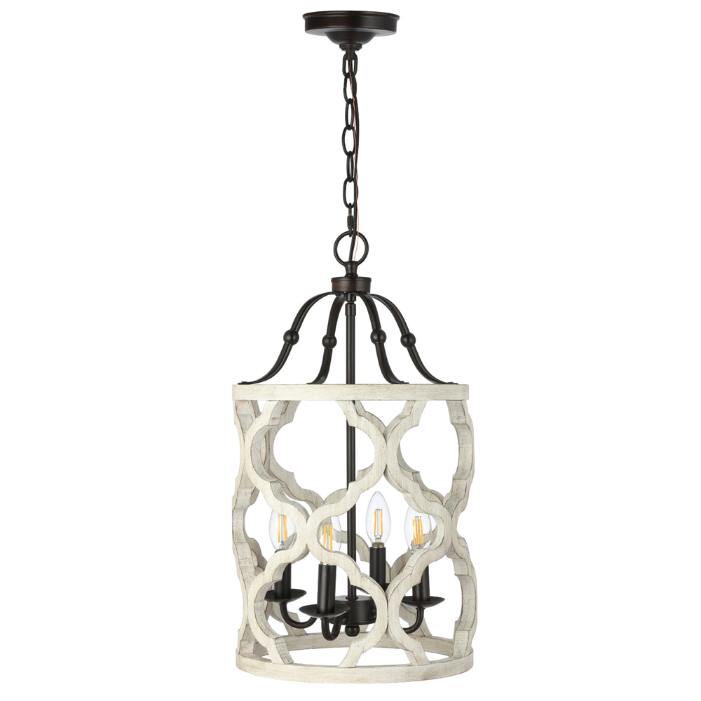 SAFAVIEH Brycen 6 Light 16.5 Inch Pendant  Brass Image 2