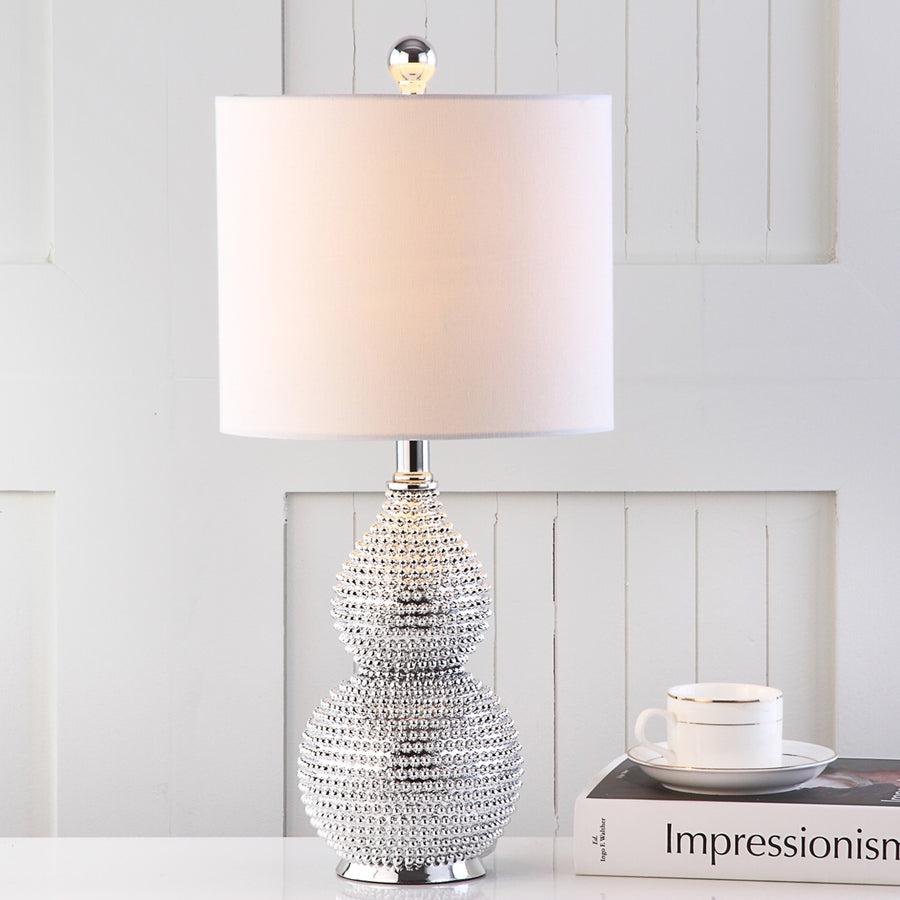 SAFAVIEH Jaxton Table Lamp  White / Gold Image 1