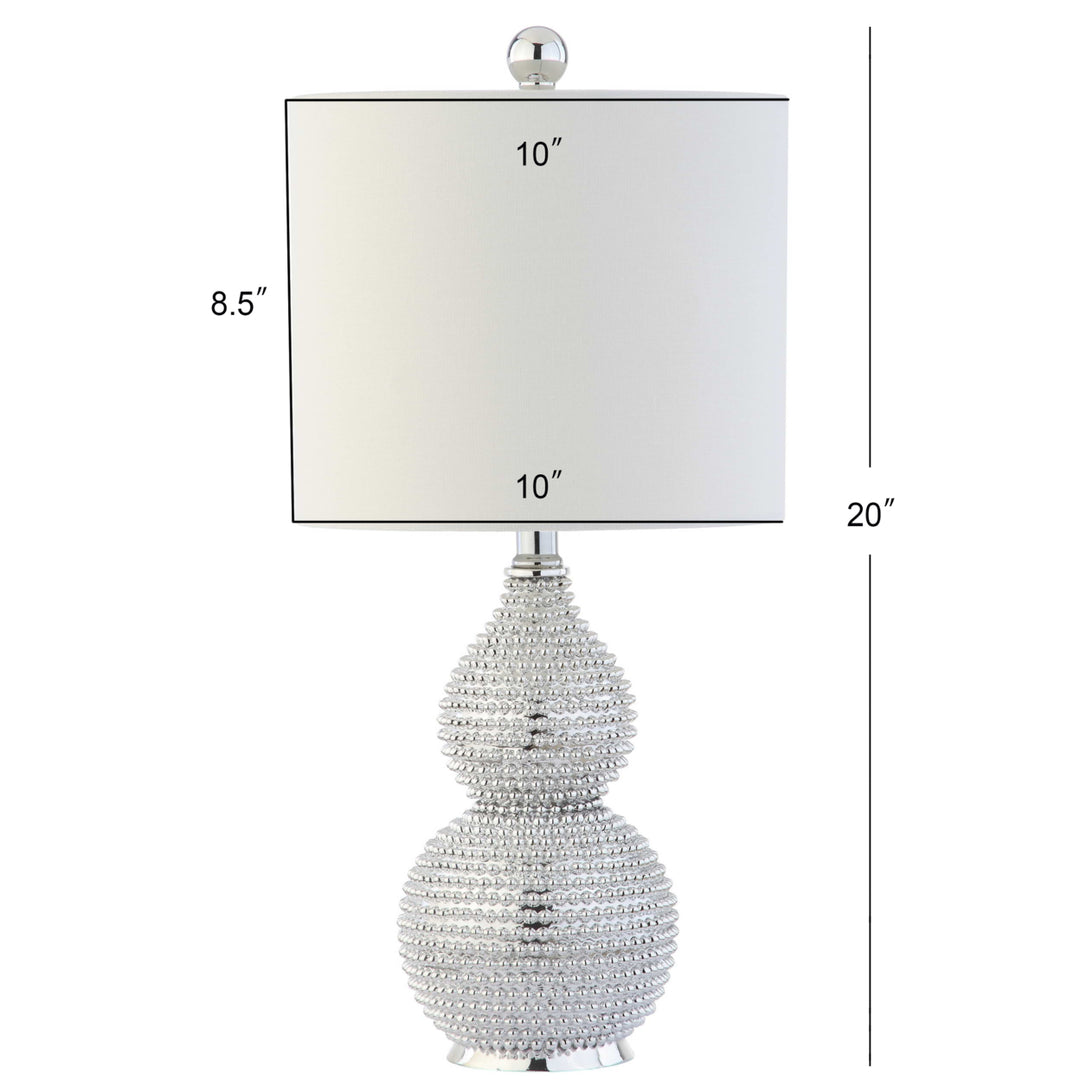 SAFAVIEH Jaxton Table Lamp  White / Gold Image 5