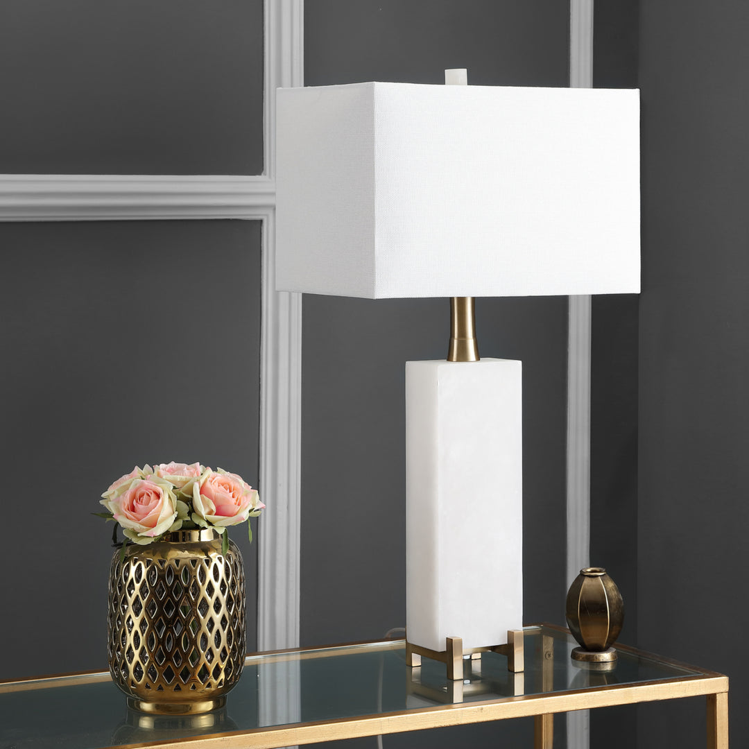 SAFAVIEH Alfio Table Lamp  Navy / Gold Image 1