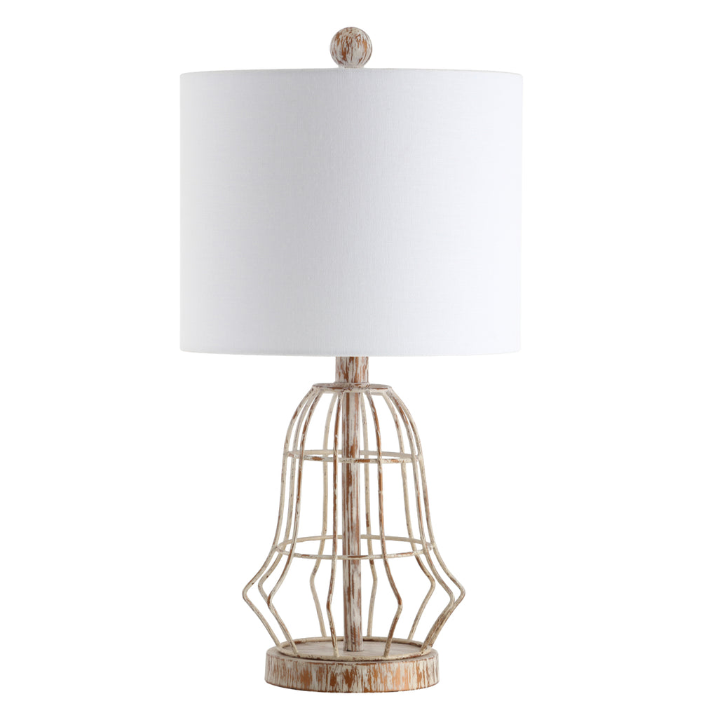 SAFAVIEH Sloane Alabaster Table Lamp  White / Gold Image 2