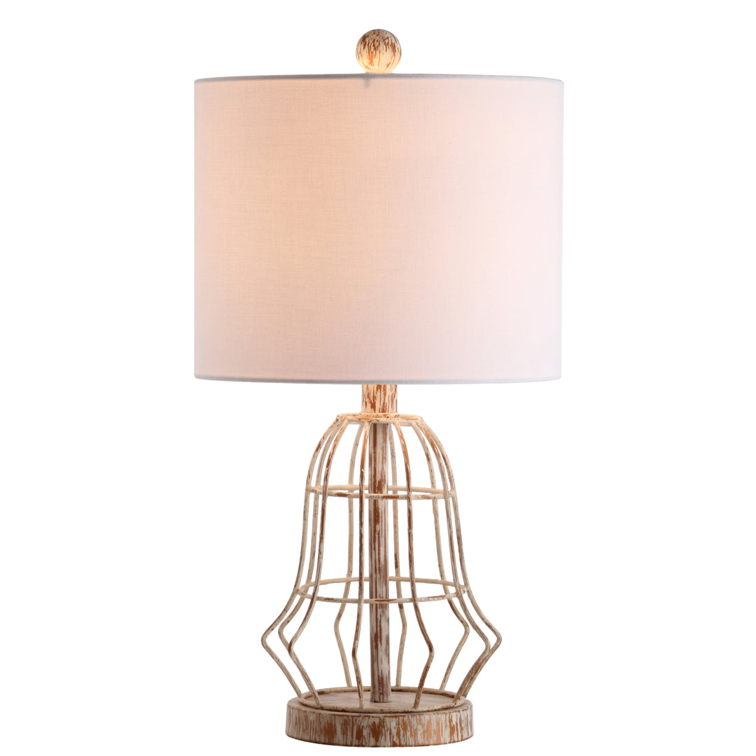 SAFAVIEH Sloane Alabaster Table Lamp  White / Gold Image 3