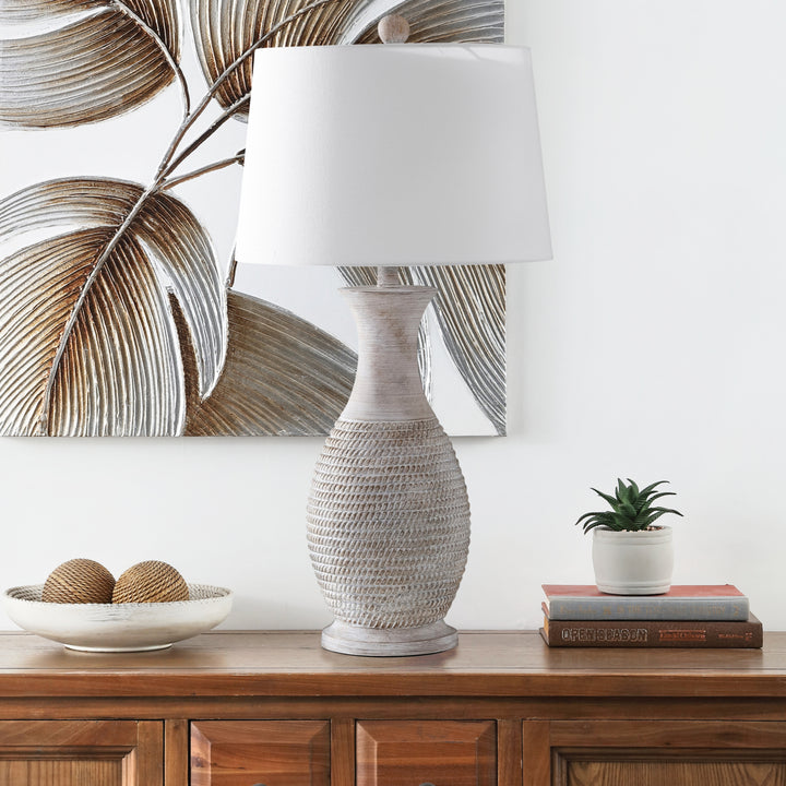 SAFAVIEH Tucana Table Lamp  White Image 6