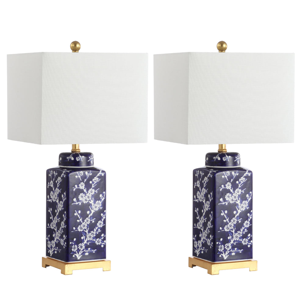 SAFAVIEH Kyra Table Lamp  Blue / White Image 2