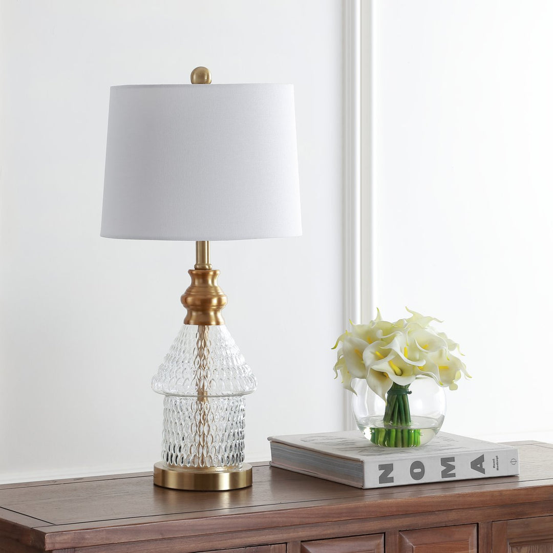 SAFAVIEH Eliseo Table Lamp  Beige Image 1