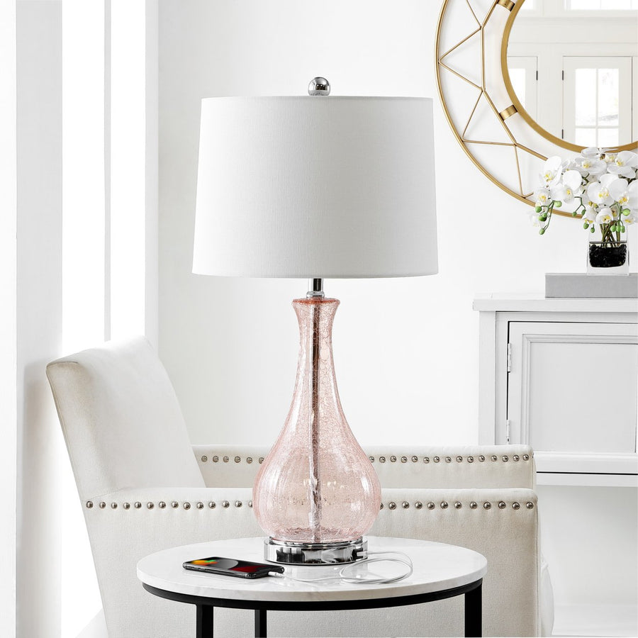 SAFAVIEH Gibson Table Lamp  White / Gold Image 1