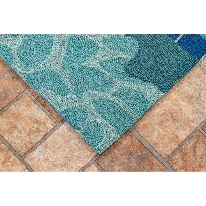 Liora Manne Frontporch This Way To The Pool Indoor Outdoor Area Rug Water Image 5